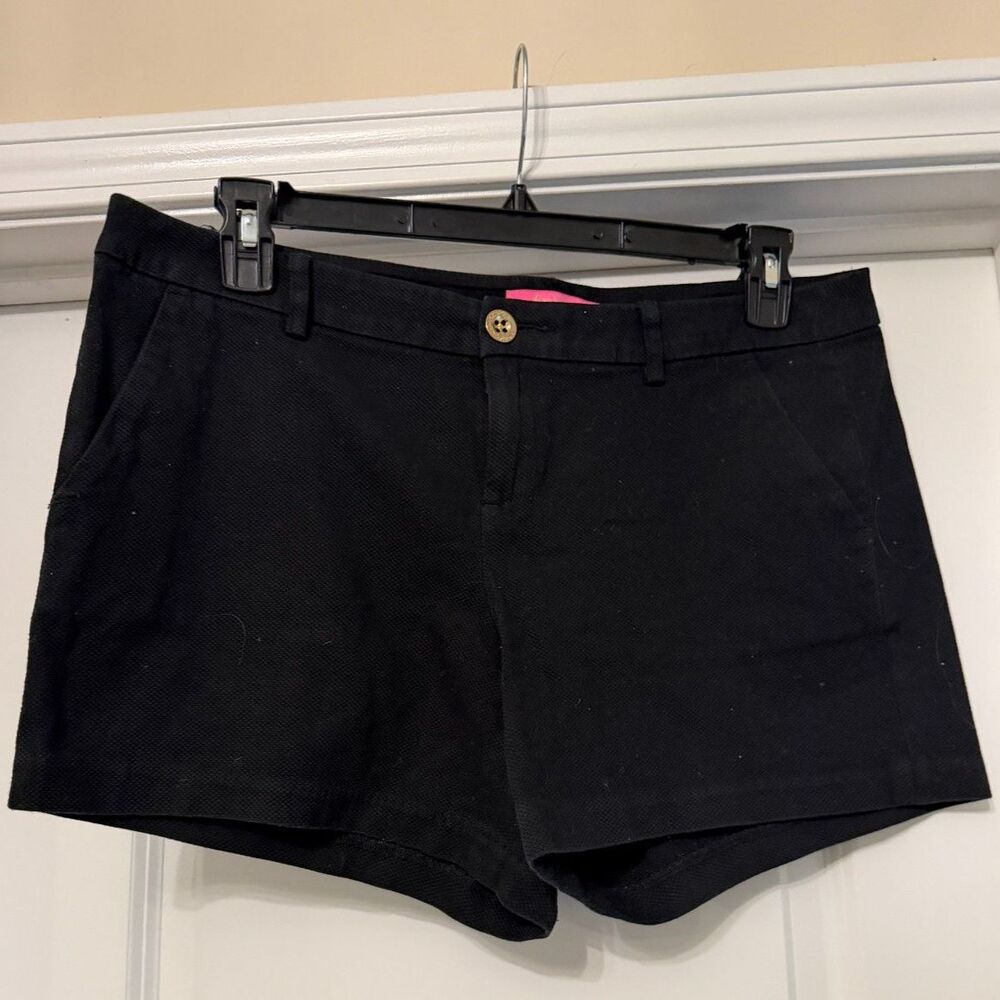 Lilly Pulitzer Black Textured Shorts – Women’s Size 12